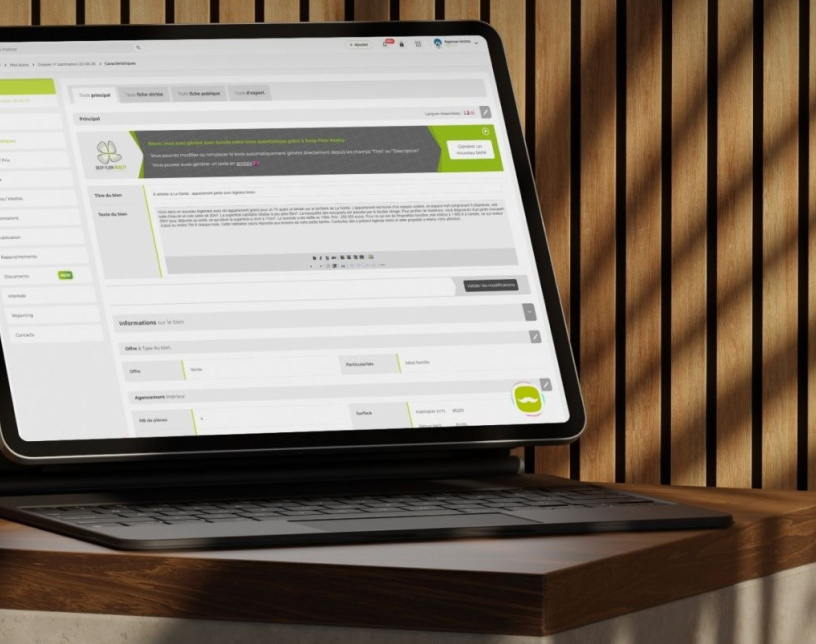 Générez automatiquement les titres et les textes descriptifs de vos annonces.