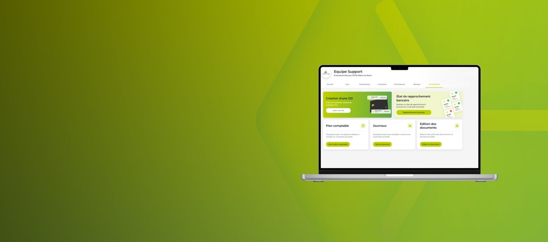 Suivi de la comptabilité avec Oskar, logiciel de gestion locative