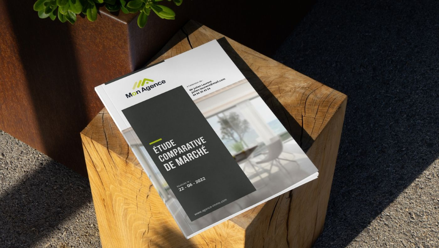 Etude comparative de marché : Générez un dossier d'estimation complet, personnalisé à vos couleurs.