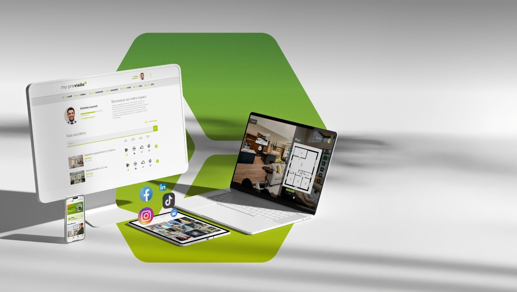 L'offre 5-en-1 pour donner une visibilité maximale à votre portefeuille de biens ! 