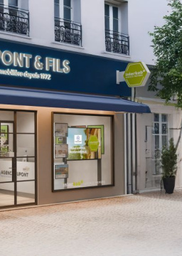Enseigne interkab, agence immobilière