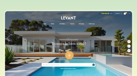 Site internet immobilier de la Boite Immo