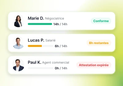 Obligation de renouveler son attestation d'habilitation