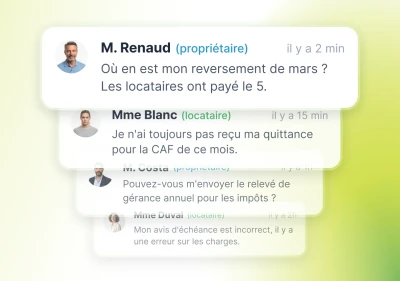 Multitude de relance de propriétaire