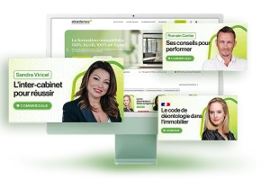 Plateforme de formation immobilière en e-learning pour renouveler carte pro