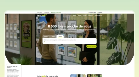 Page d'accueil du site interkab.com