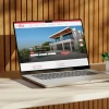 Aperçu site internet immobilier sur PC