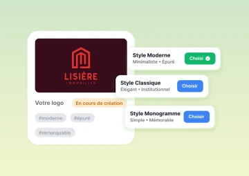 Création de logo pour agence immobilière