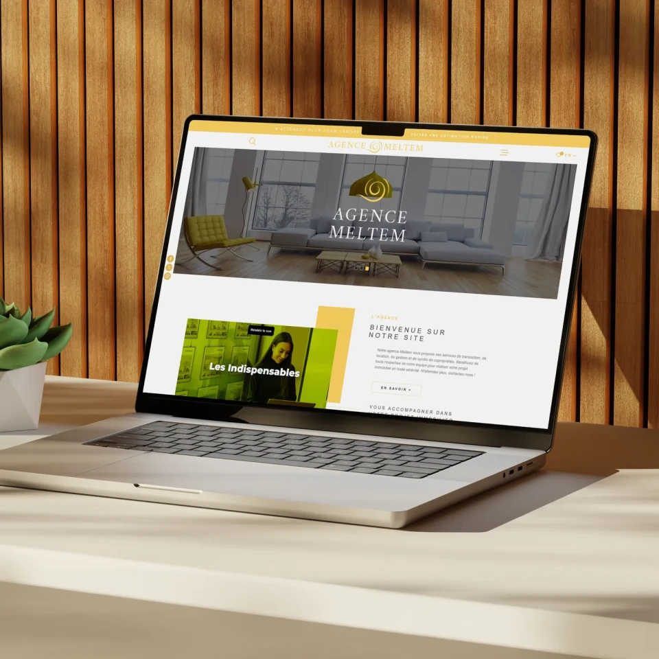 Modèle de site internet immobilier