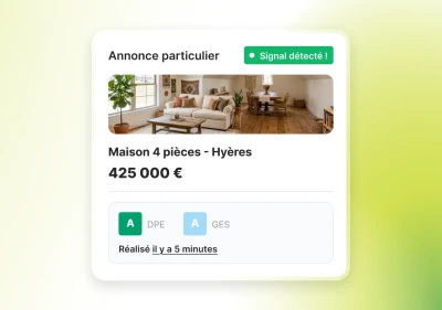 Alerte nouvelle annonce immobilière