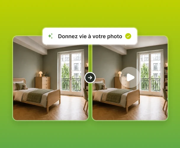 Transformation photo en video avec application smartpix Pro