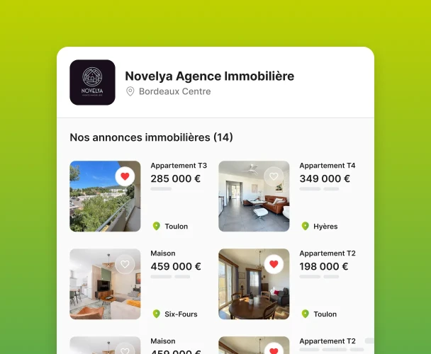 Agence immobilière sur interkab.com