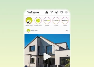 Annonce immobilière diffusée sur réseaux sociaux