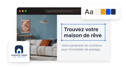 Identité visuelle pour agence immobilière
