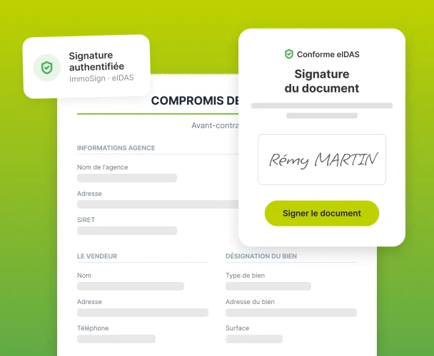 Illustration signature électronique de document