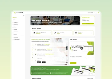 Interface de registre de mandats dans Hektor