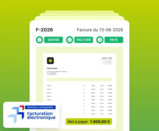 Illustration de la facture électronique