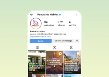 Aperçu feed instagram agence immobilière