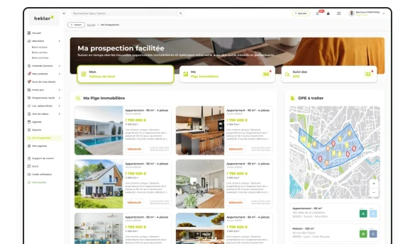 Interface de prospection dans Hektor