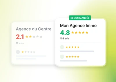 Avis client pour agent immobilier