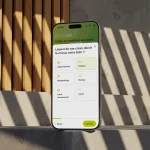 Interface de sélection de type de bien pour application d'état des lieux