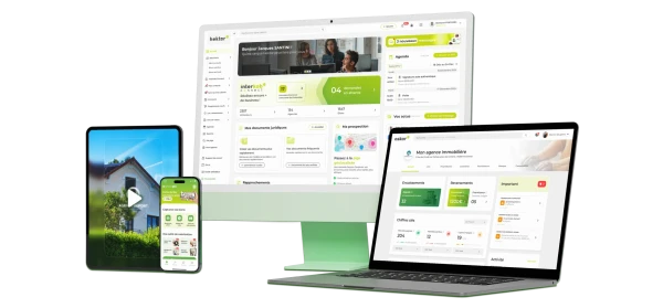 Ensemble de solutions digitales proposées par La Boîte Immo sous forme de pack
