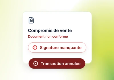 Risques encourus par l'agent immobilier si mal organisé