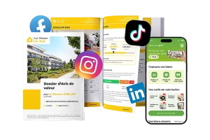 Ensemble de produits et services proposés par La Boite Immo