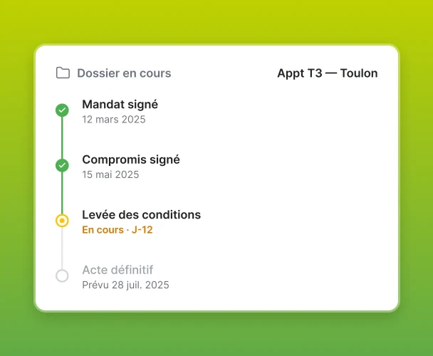 Illustration sur le suivi des dossiers