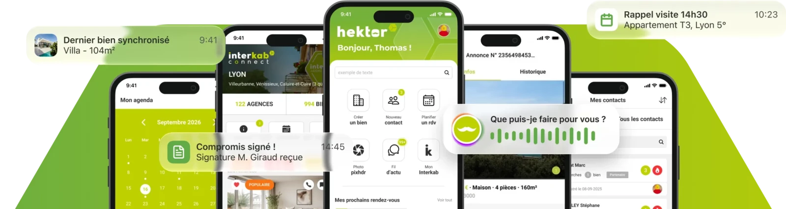 Application mobile d'Hektor