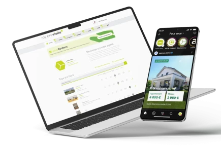 Interface de gestion du community management immobilier