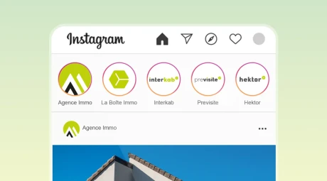 Animation réseaux sociaux automatisée pour agent immobilier