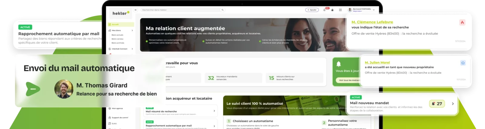 Gestion de la relation client avec le logiciel immobilier Hektor