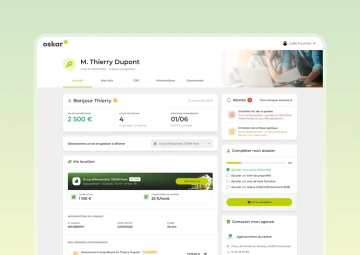 Interface compte propriétaire dans Oskar